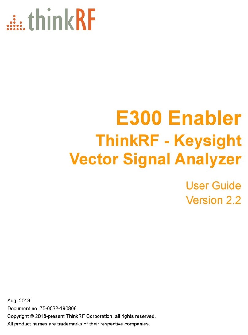 ThinkRF E300 Manuale utente
