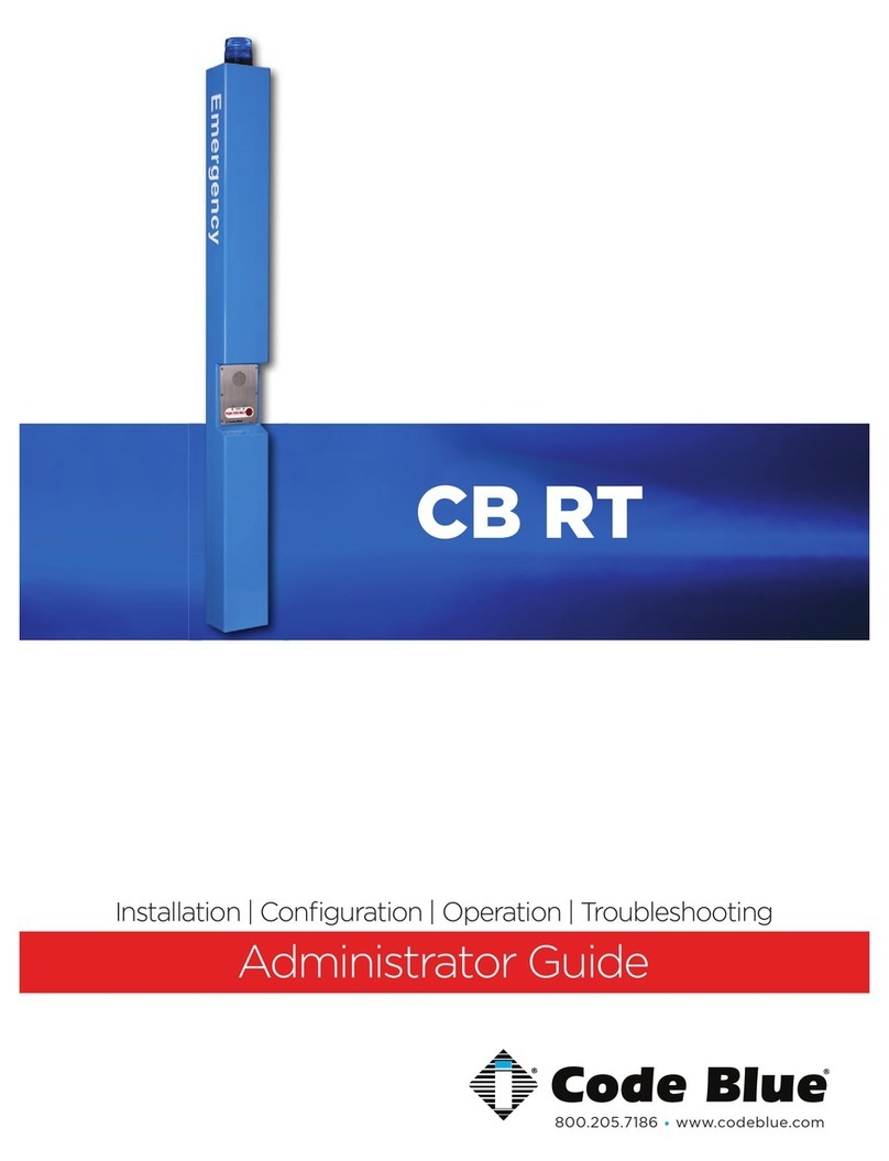 Code Blue CB RT Manuale di servizio