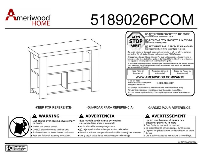 Ameriwood HOME 5189026PCOM Manuale utente