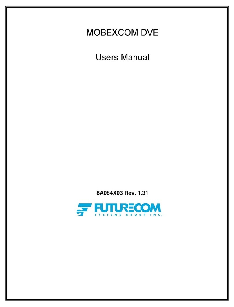 Futurecom MOBEXCOM DVE Manuale utente