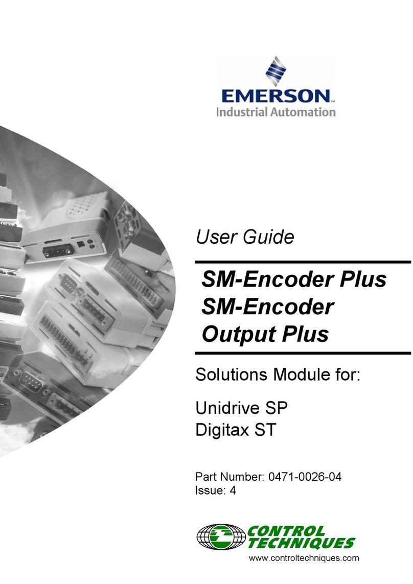 Control Techniques SM-Encoder Plus Manuale utente