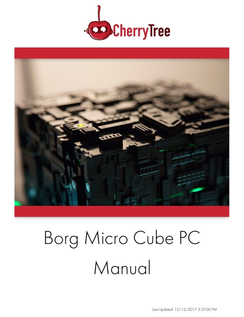 CherryTree Borg Micro Cube Manuale utente