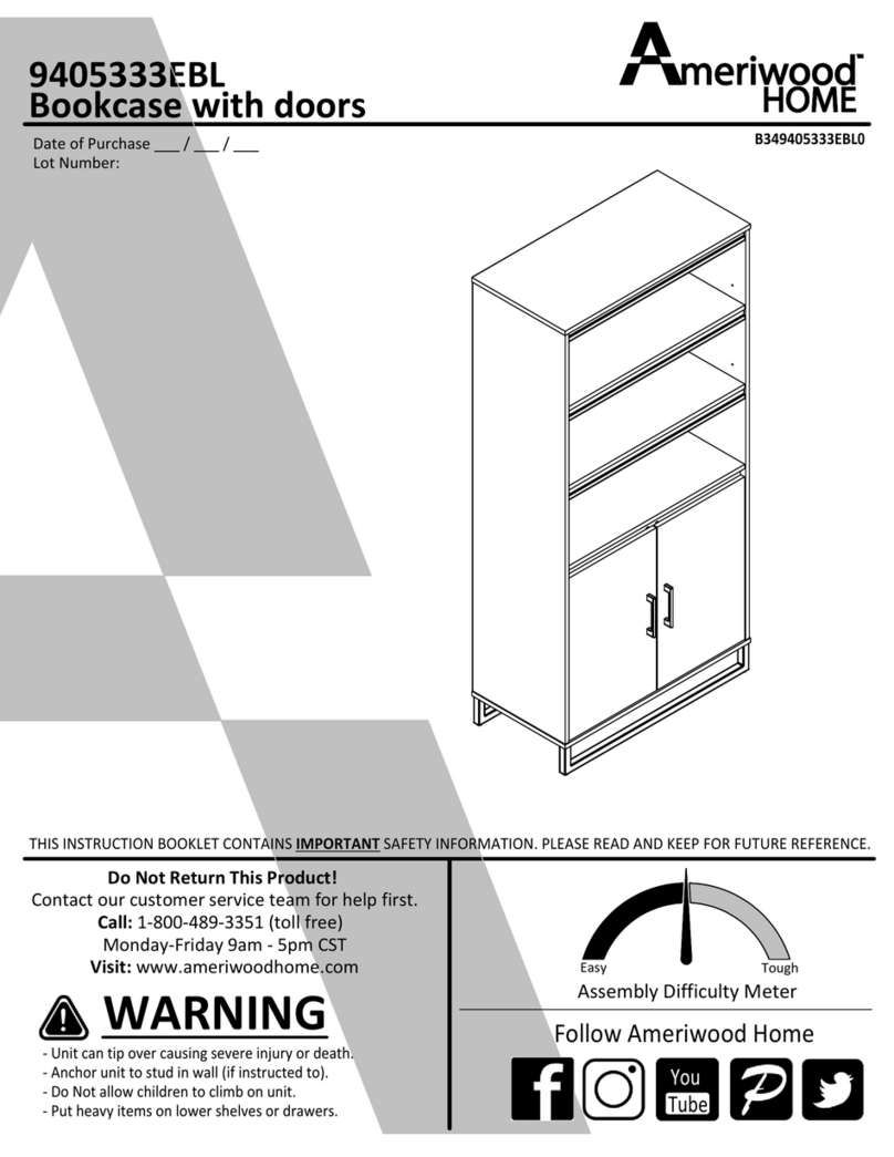 Ameriwood HOME 9405333EBL Manuale utente