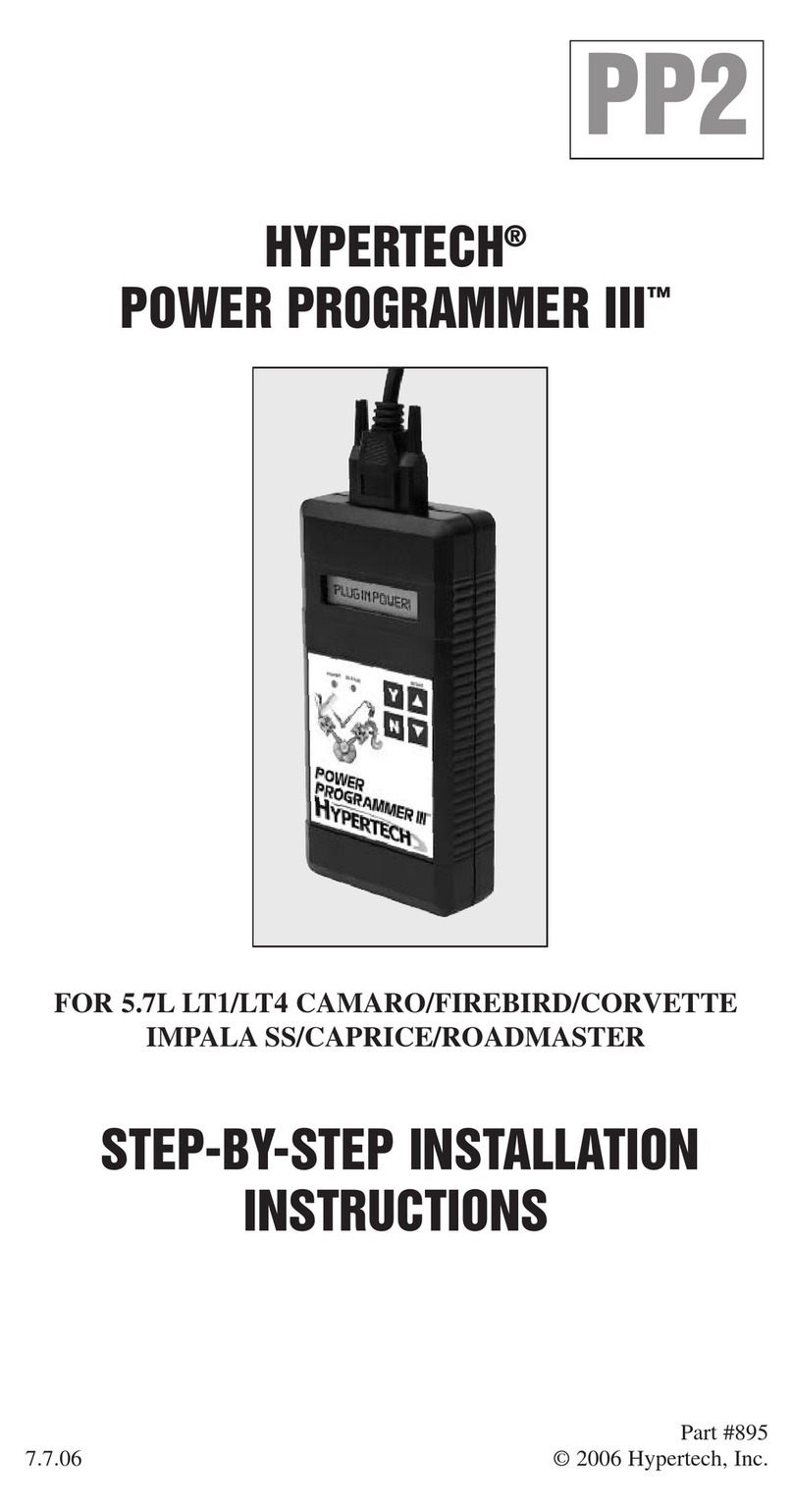 Hypertech POWER PROGRAMMER III Manuale utente