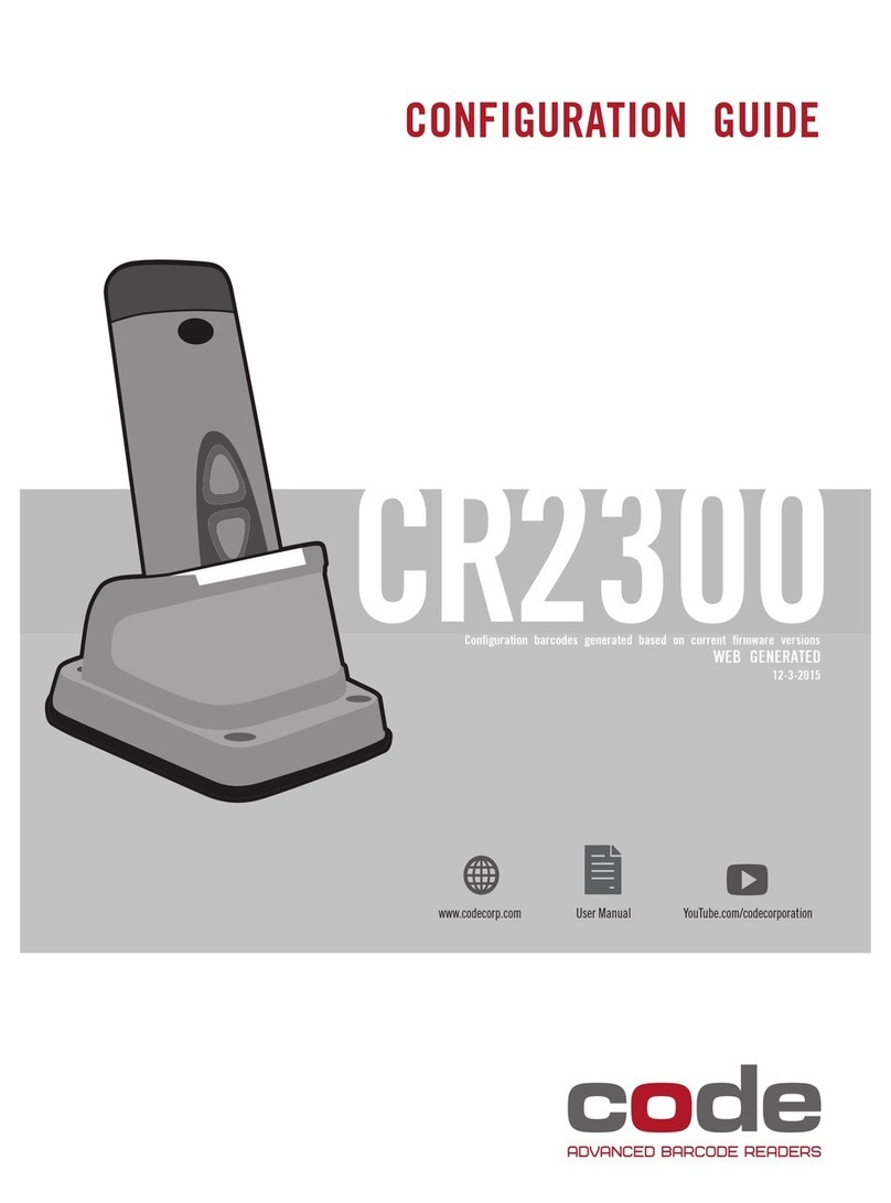 Code Corporation Code Reader 2300 Manuale utente