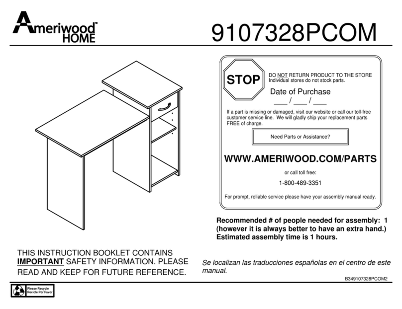 Ameriwood HOME 9107328PCOM Manuale utente