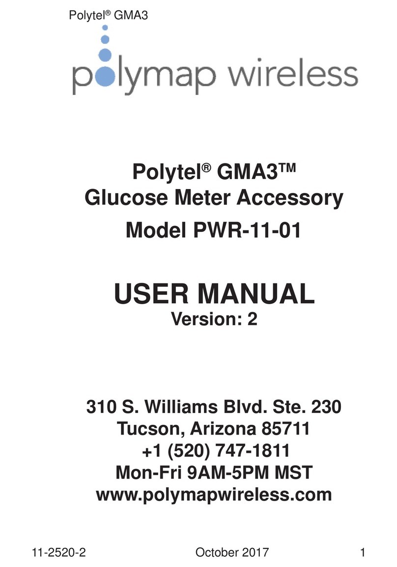 Polymap Wireless Polytel GMA3 Manuale utente