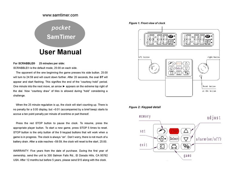 SamTimer Pocket Manuale utente