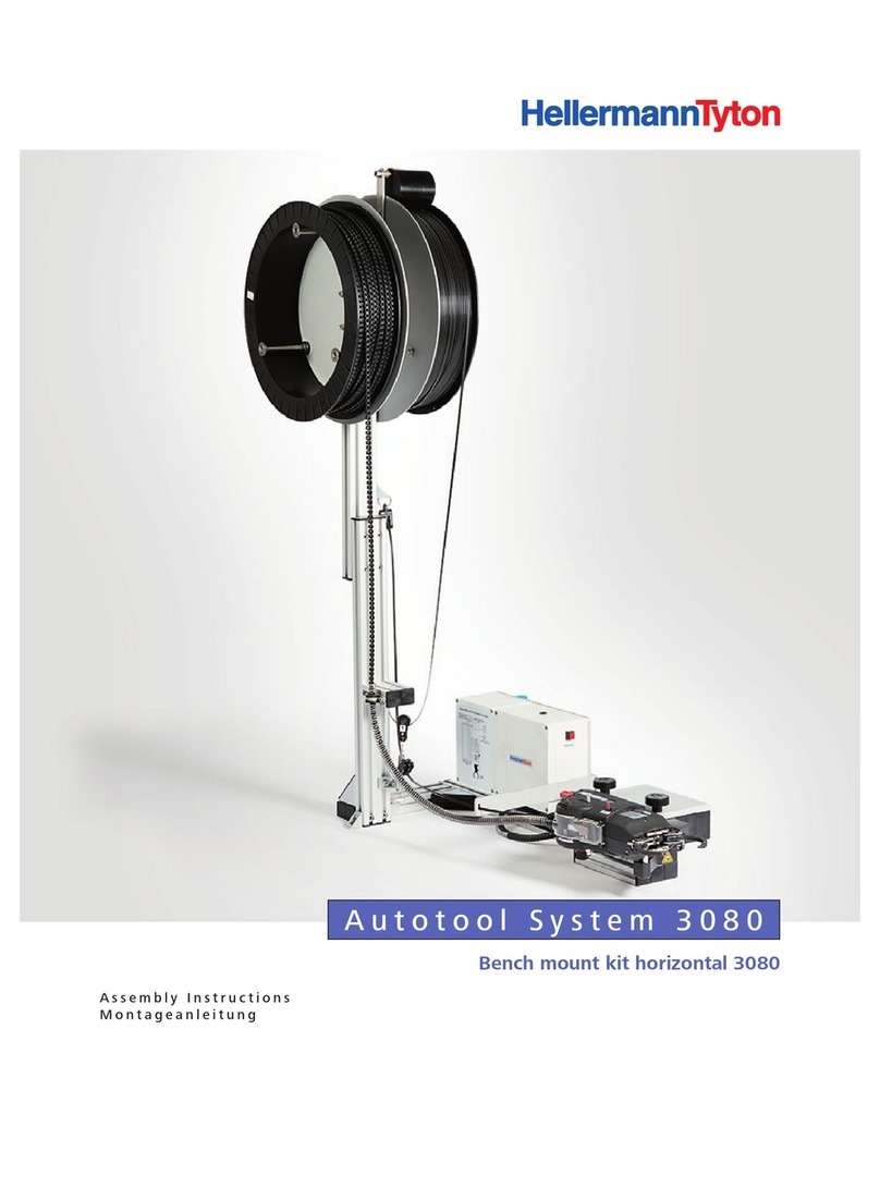 Hellermann Tyton Autotool System 3080 Manuale utente