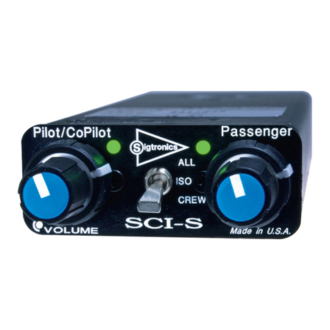Sigtronics SCI-S6 Manuale utente