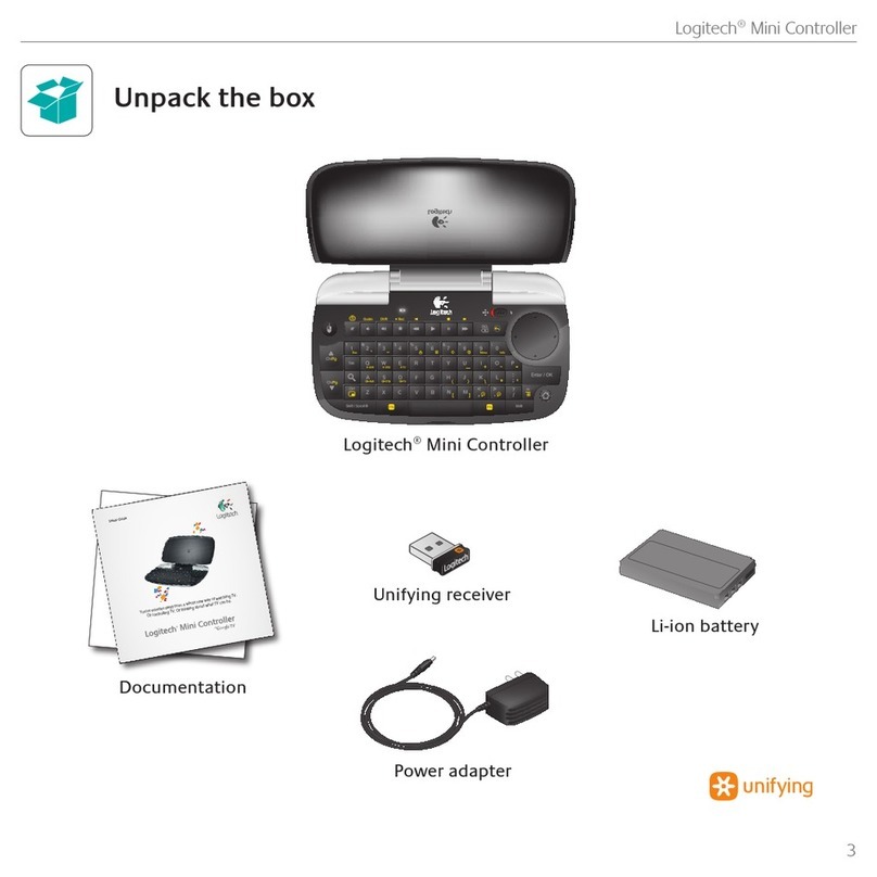 Logitech Cordless Mini Manuale utente