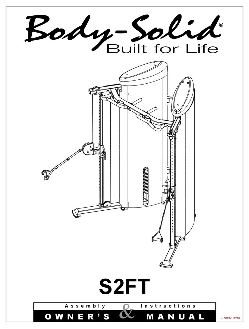 Body Solid S2FT Manuale utente