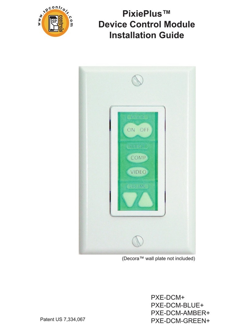 SP Controls PixiePlus PXE-DCM PLUS Manuale utente