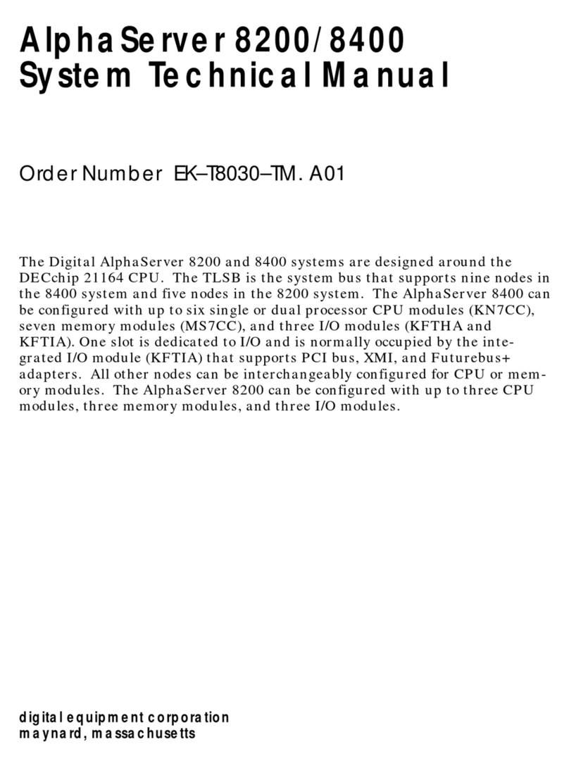 DEC AlphaServer 8200 Manuale utente