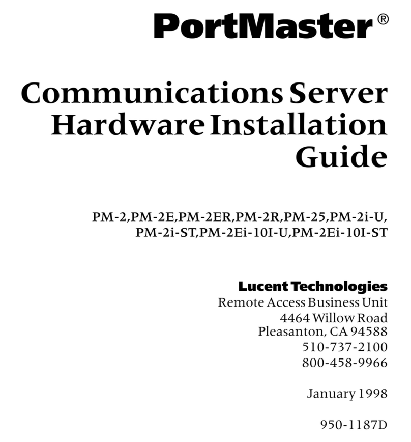 Lucent Technologies PortMaster PM-2 Manuale