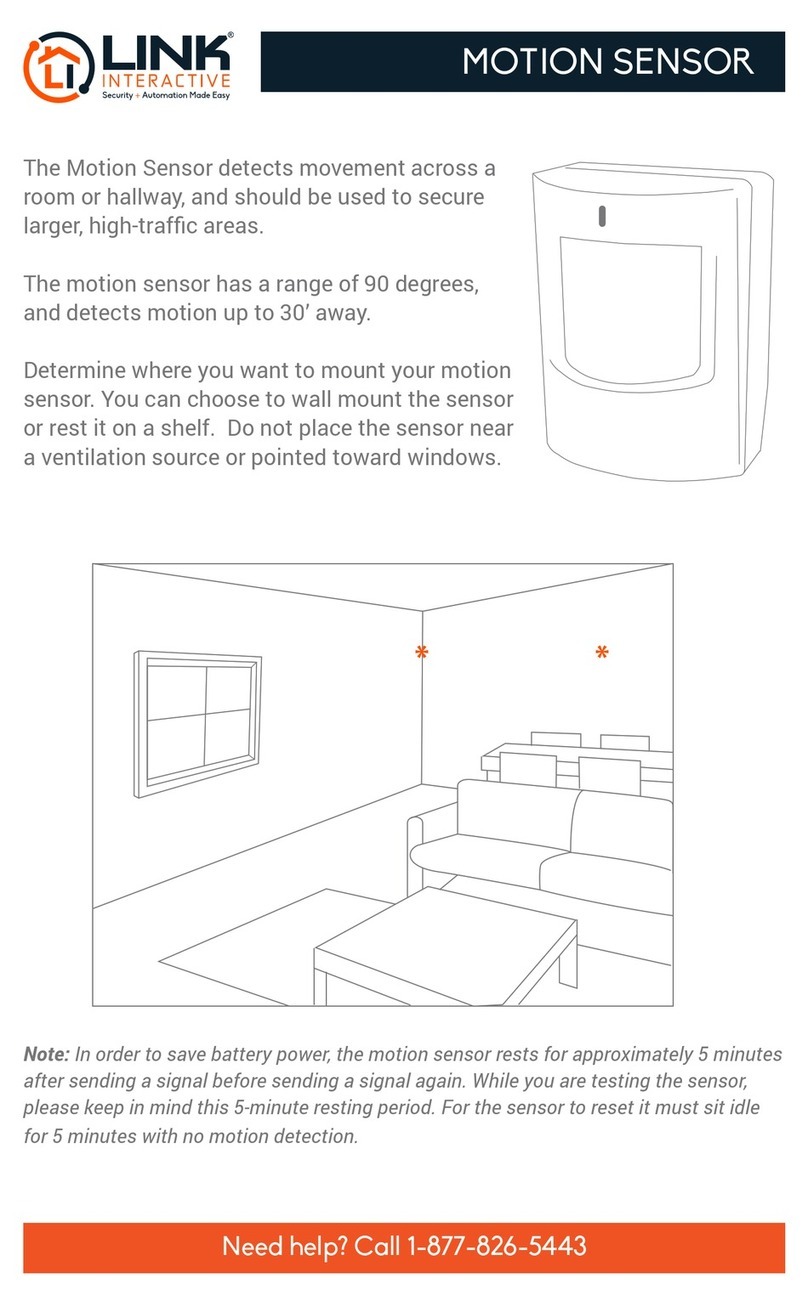 Link Interactive Motion Sensor Manuale utente