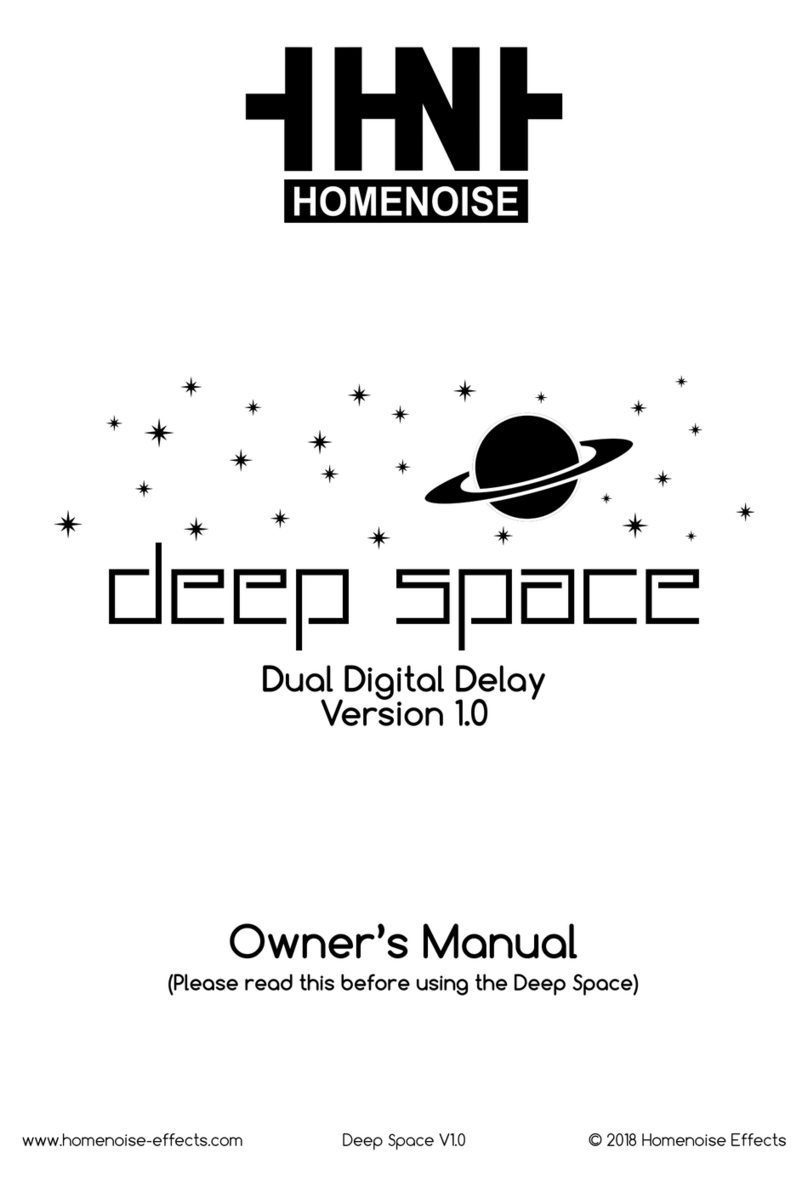 homenoise Deep Space Manuale utente