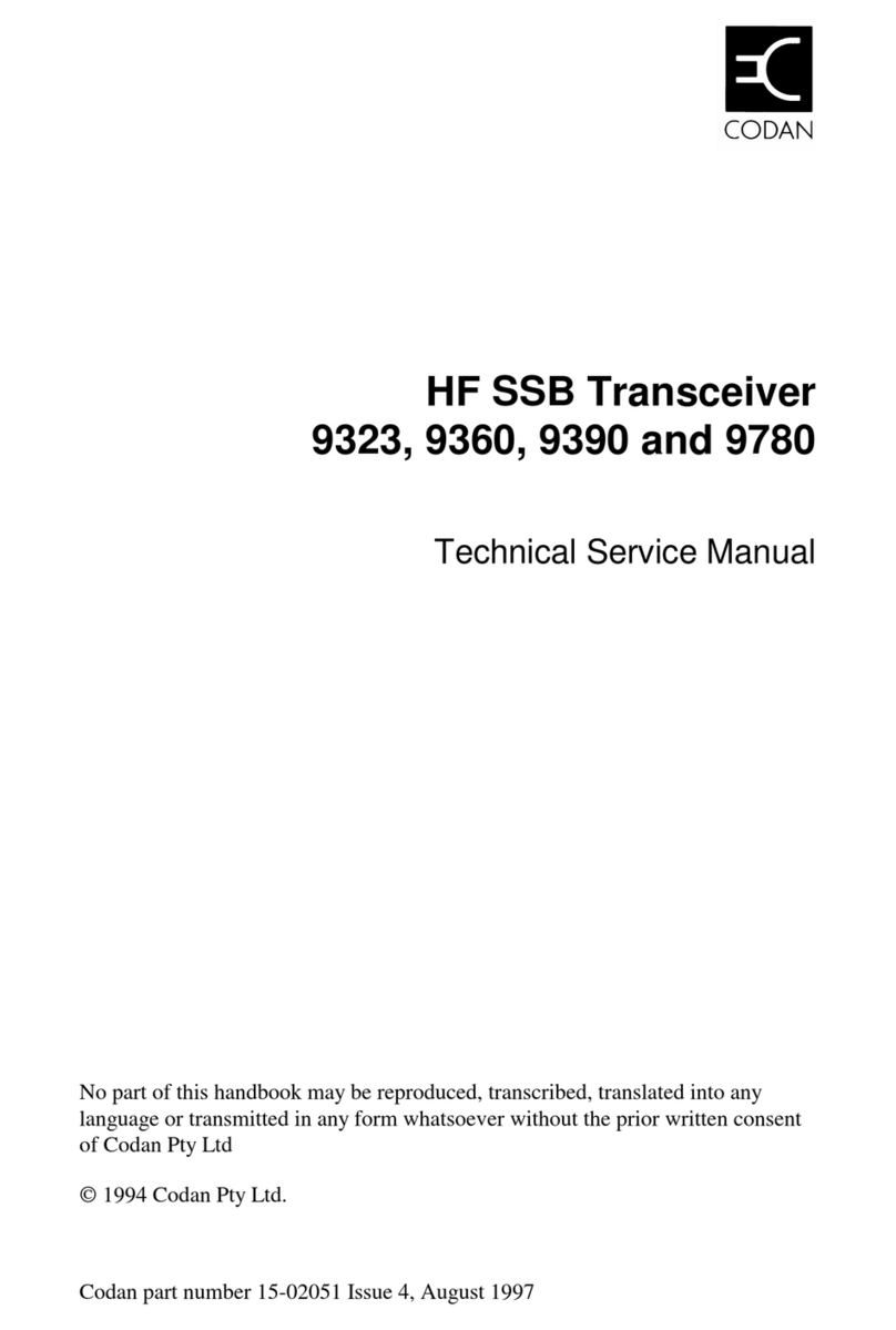Codan 9360 Manuale operativo