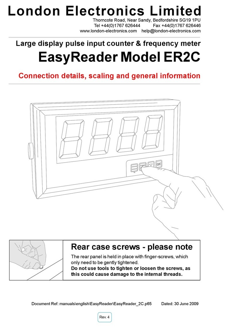 London Electronics EasyReader ER2C Manuale utente