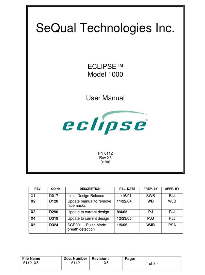 SeQual Technologies ECLIPSE 1000 Manuale utente