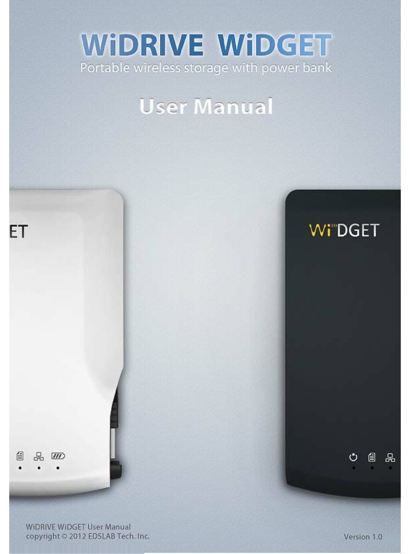 WiDrive WiDGET Manuale utente