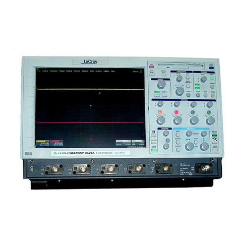 LeCroy WaveMaster 8600A Manuale utente