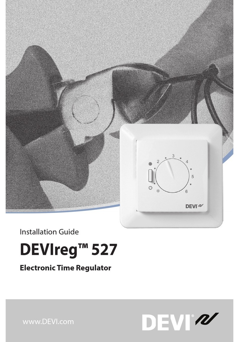 DEVI DEVIreg 527 Manuale utente