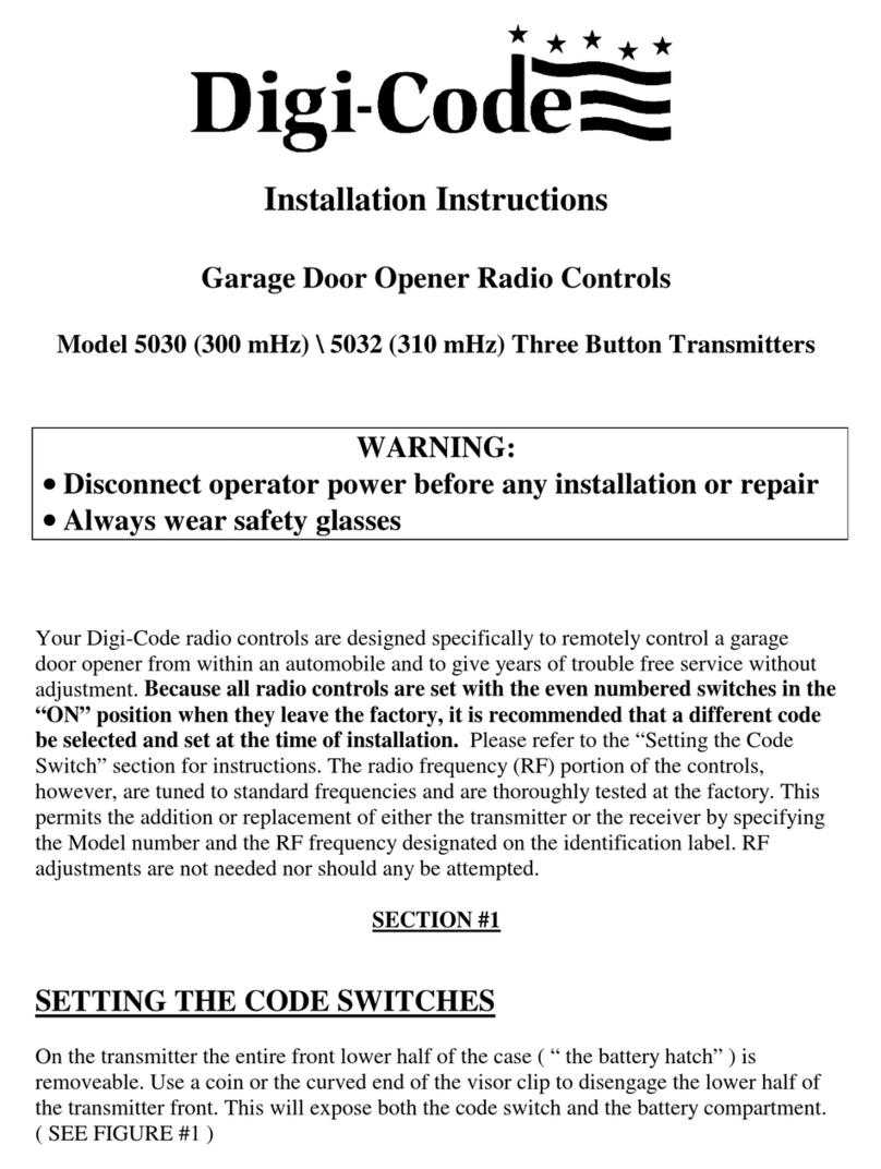 Digi-Code 5030 Manuale utente
