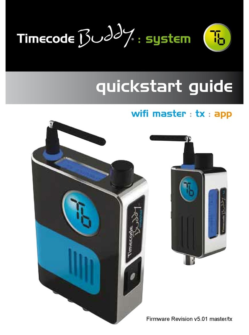 timecode systems Timecode Buddy: wifi master Manuale utente