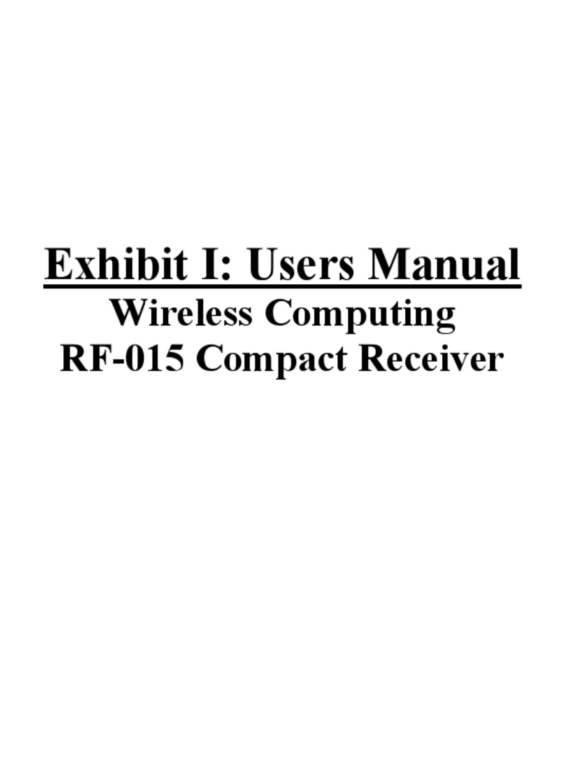 Wireless Computing RF-150 Manuale utente