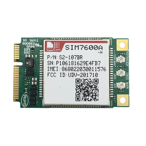 SIMCom Wireless Solutions SIM7600A-H Manuale utente