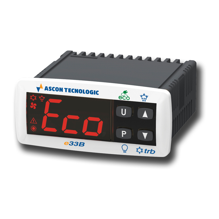 Ascon tecnologic e33B Manuale utente