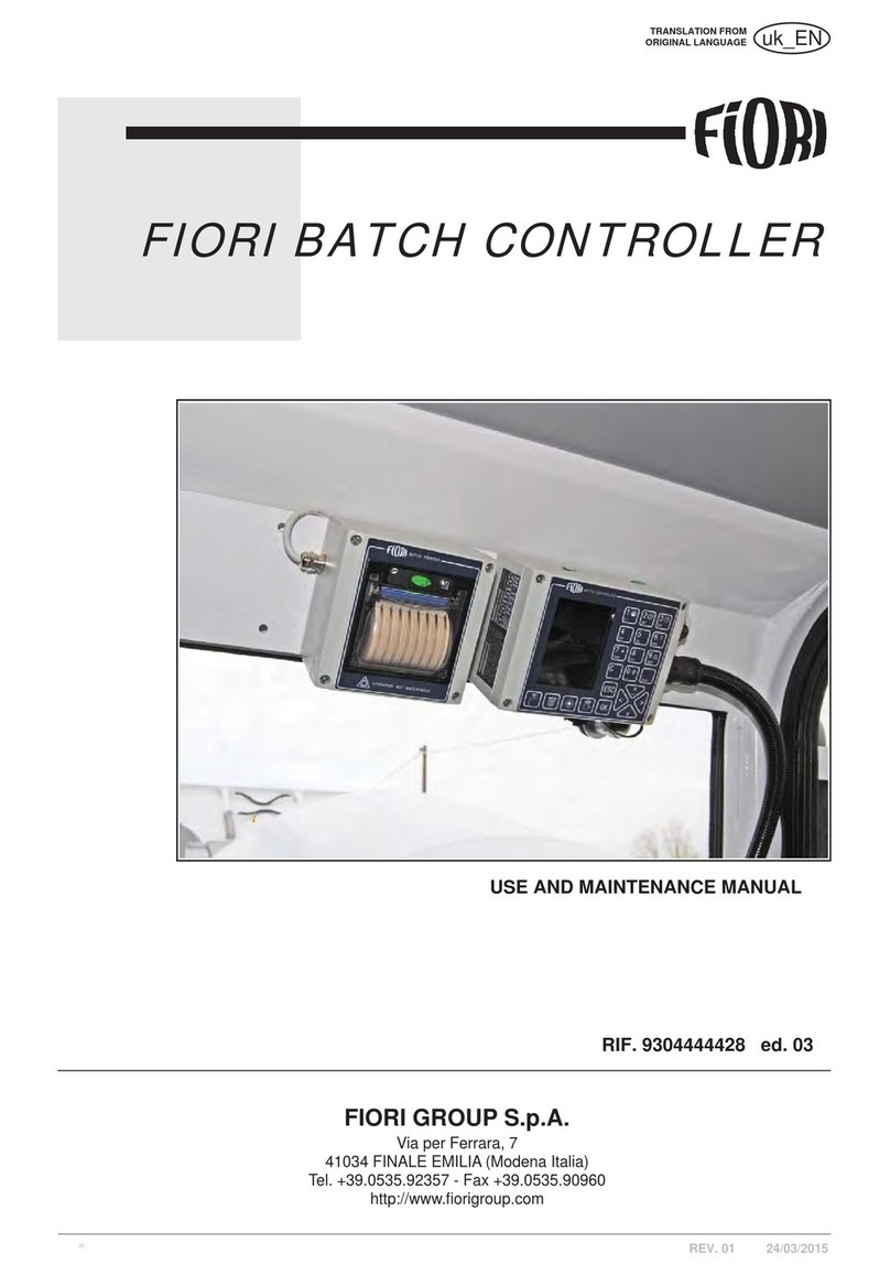 Fiori BATCH CONTROLLER Manuale utente