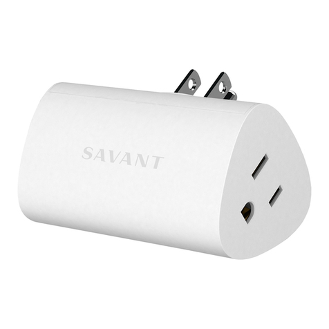 Savant Lamp Controller Manuale utente