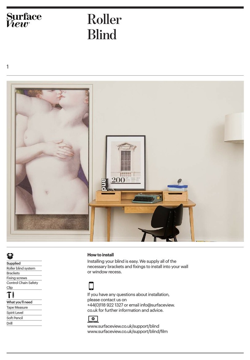 SurfaceView Roller Blind Manuale utente