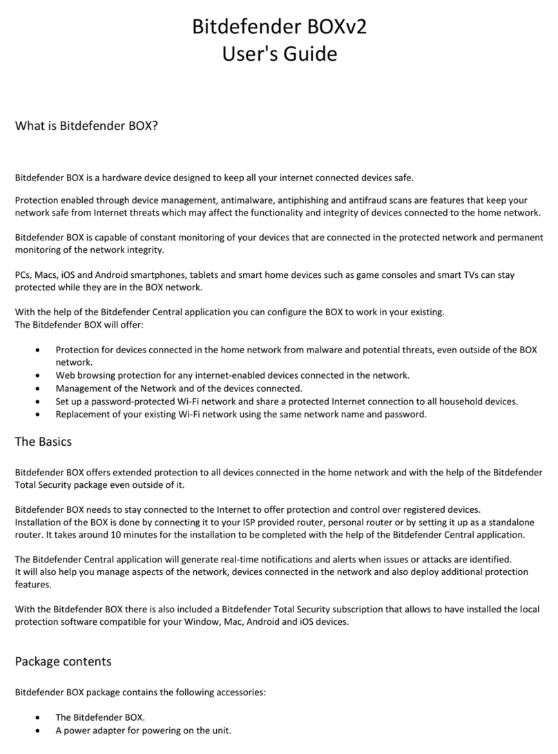 Bitdefender BOXv2 Manuale utente