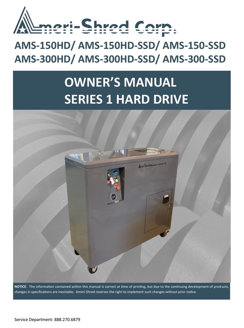 Ameri-Shred Series 1 Manuale utente