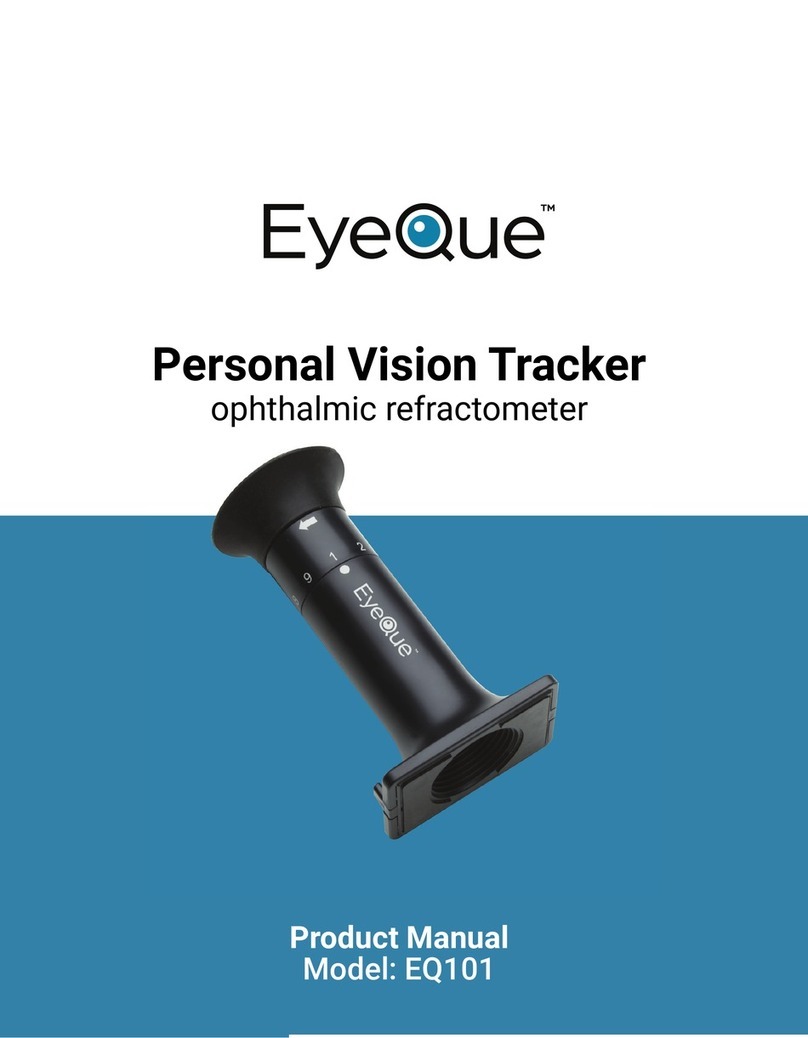 EyeQue Personal Vision Tracker  EQ101 Manuale utente