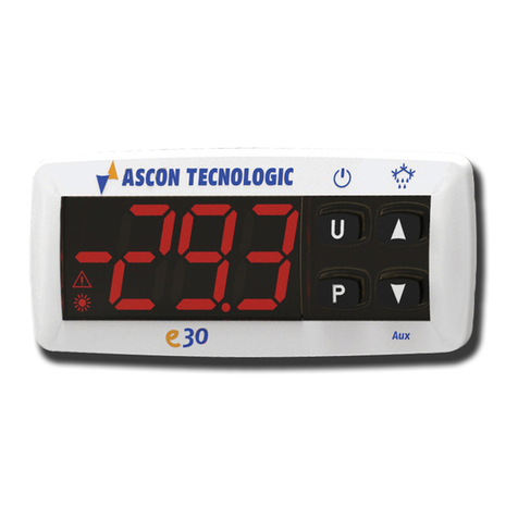 Ascon tecnologic E30 Manuale utente