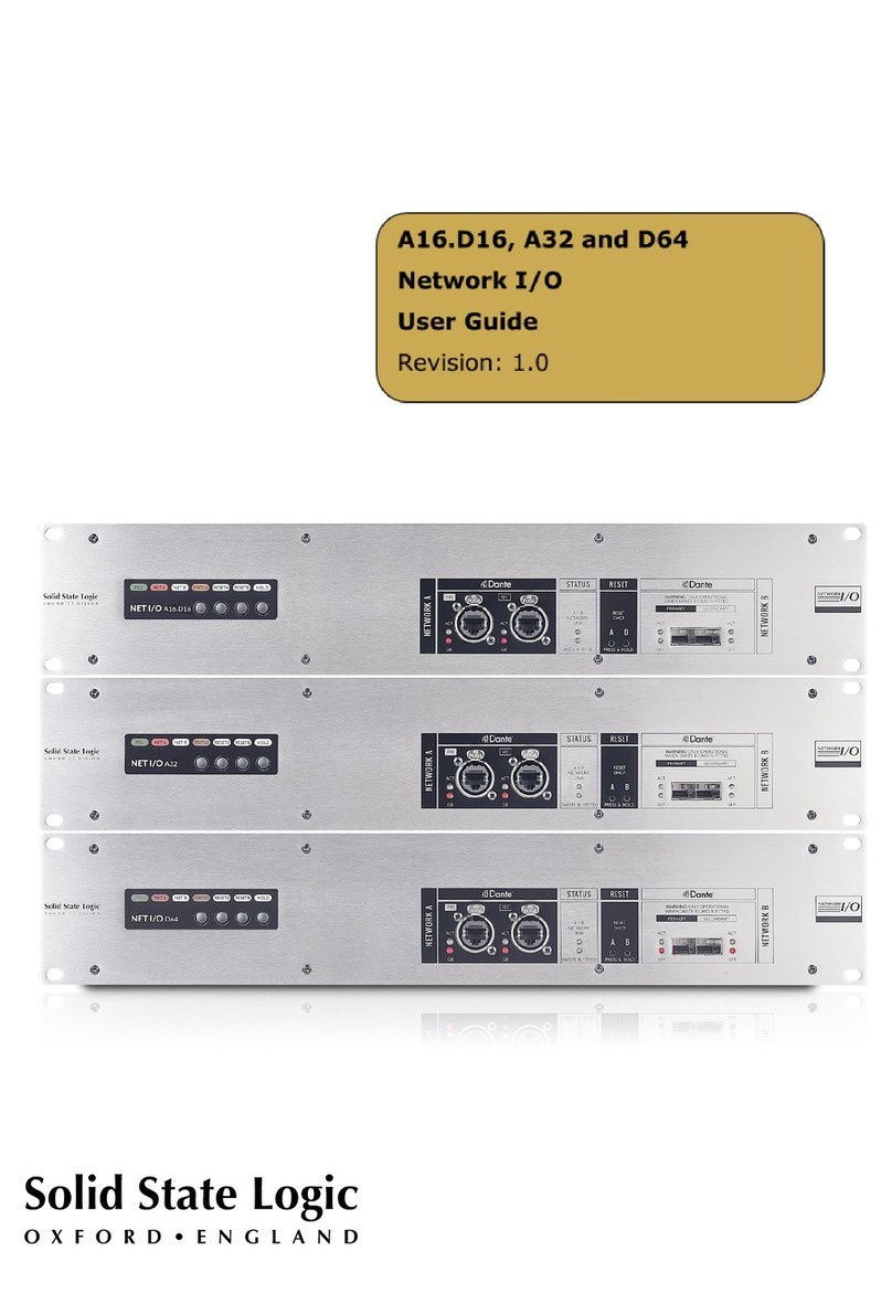 Solid State Logic A16.D16 Manuale utente