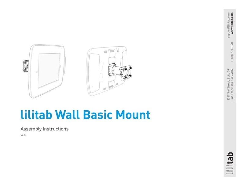lilitab Wall Basic Mount Manuale utente
