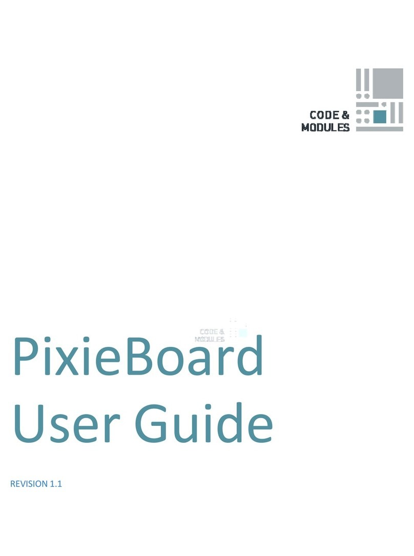 Code & Modules PixieBoard Manuale utente