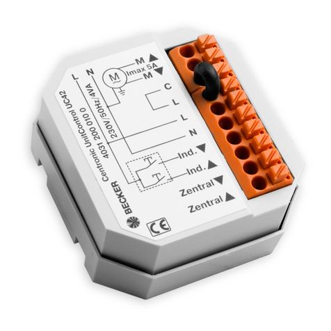 Becker Centronic UnitControl UC42 Manuale utente