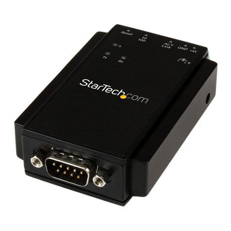 StarTech.com NETRS232 Manuale utente StarTech.com NETRS232 Manuale utente
