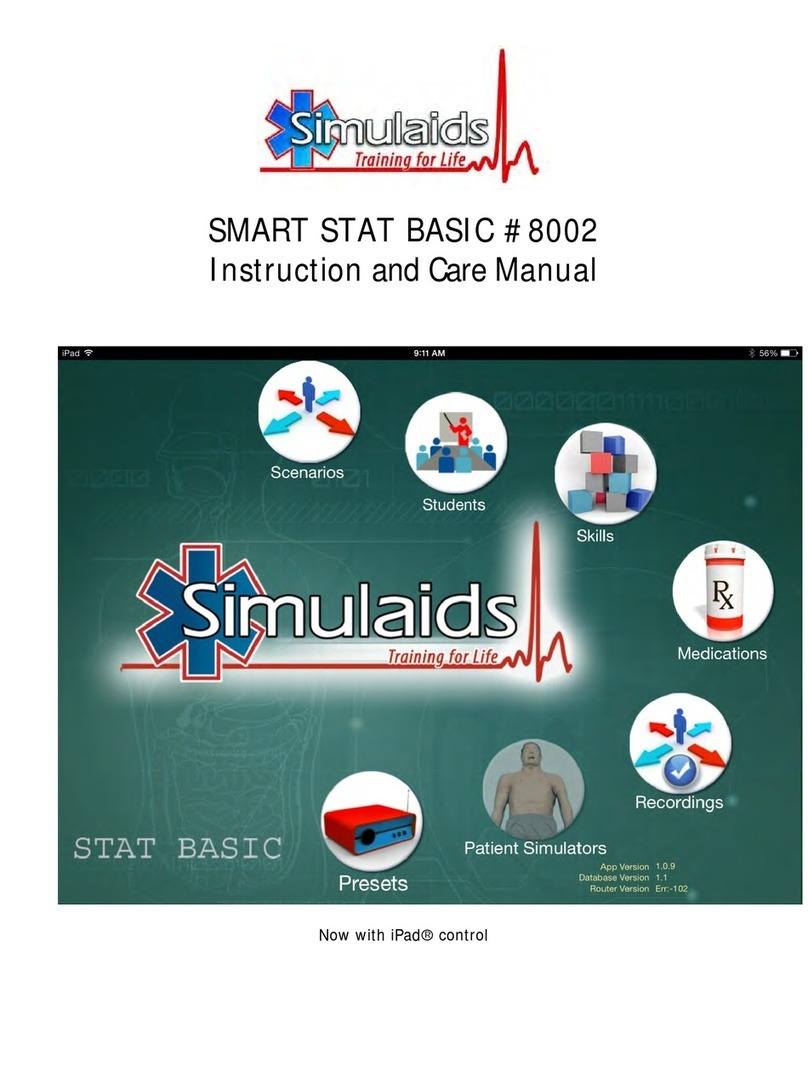 Simulaids SMART STAT BASIC 8002 Manuale utente