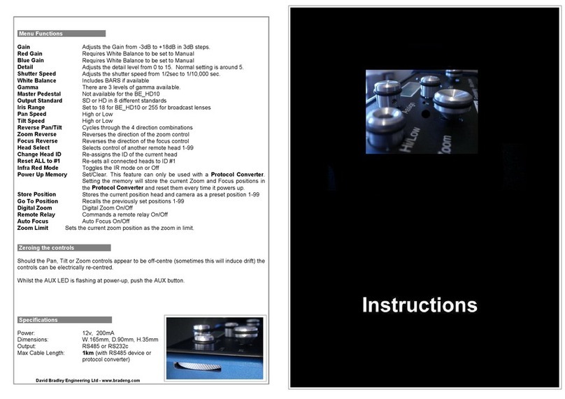 Bradley Engineering Micro Controller Manuale utente