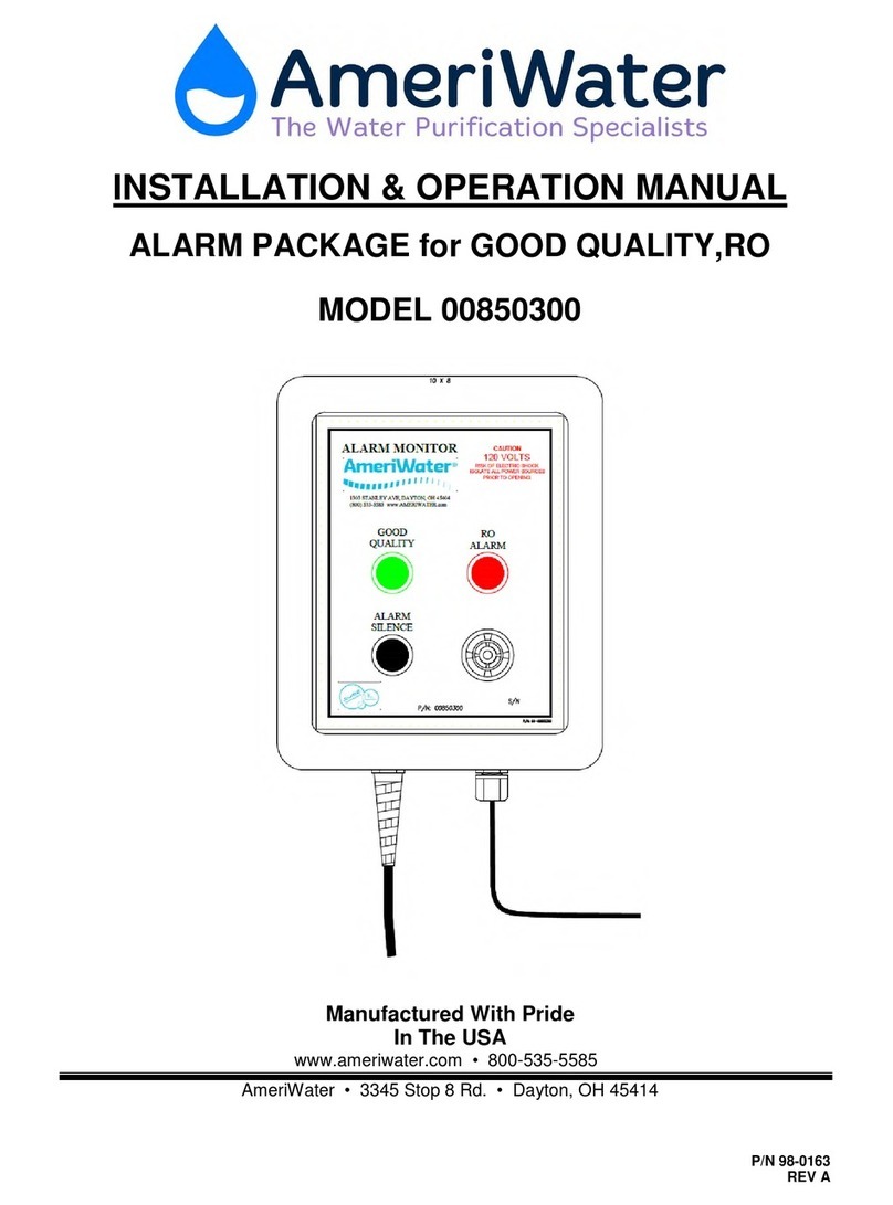 AmeriWater 00850300 Manuale utente AmeriWater 00850300 Manuale utente