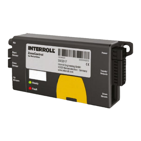 Interroll ZoneControl Manuale utente Interroll ZoneControl Manuale utente