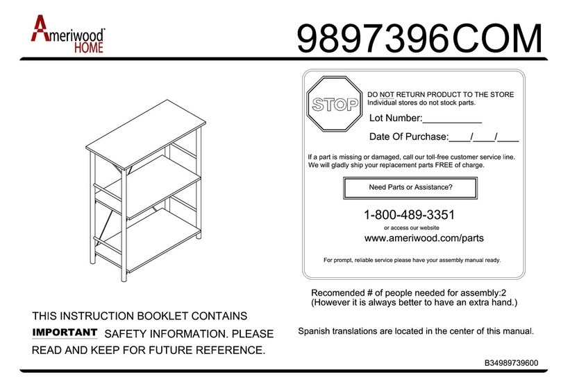 Ameriwood HOME 9897396COM Manuale utente
