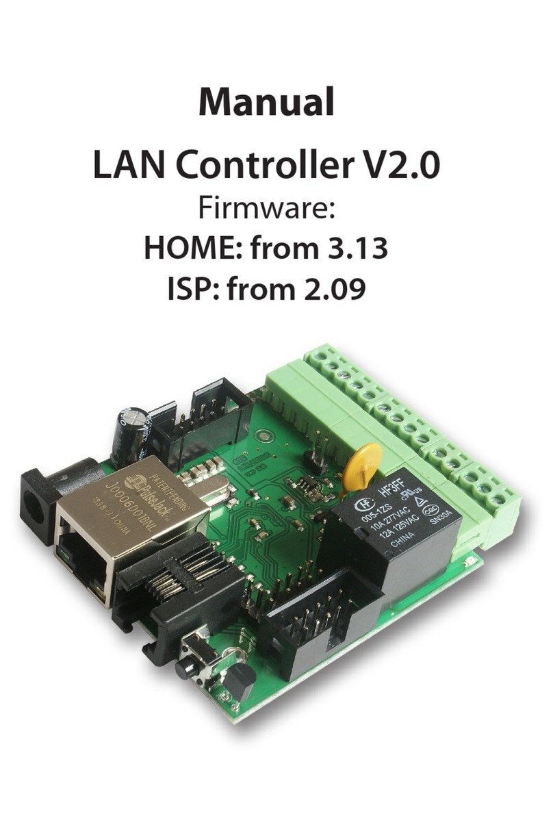 Tinycontrol LAN Controller V2.0 Manuale utente